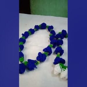 অপরাজিতা ফুল মালা (Aparajita Phool Mala / Butterfly Pea Flower Garland)
